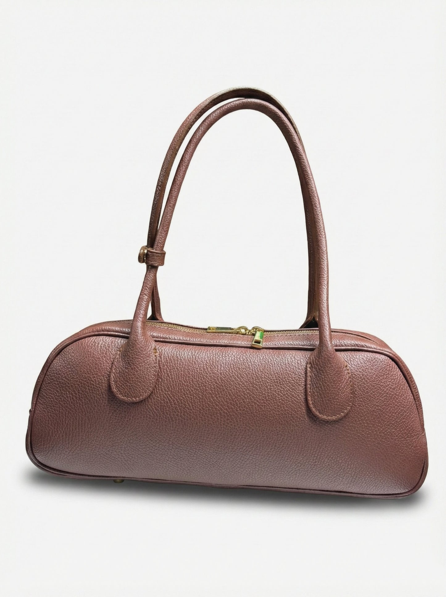 Structured Handbag in Genuine Dollar Leather - Made in Italy - Art. 26017