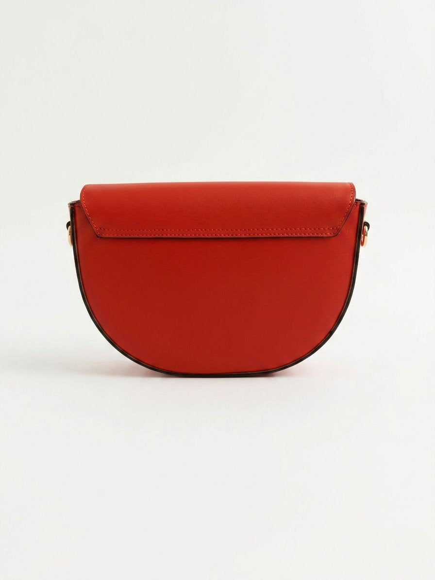 Structured Handbag in Genuine Ruga Leather - Made in Italy - Art. 26086