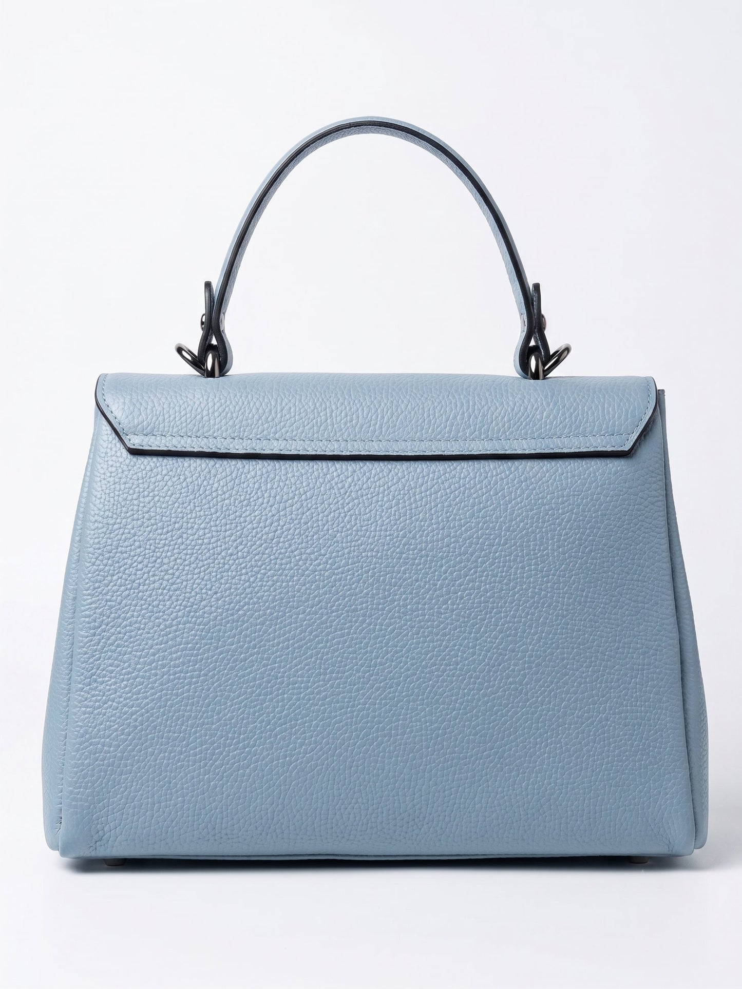 Structured Handbag and Shoulder Bag in Genuine Dollaro Leather - Made in Italy - Art. 26138