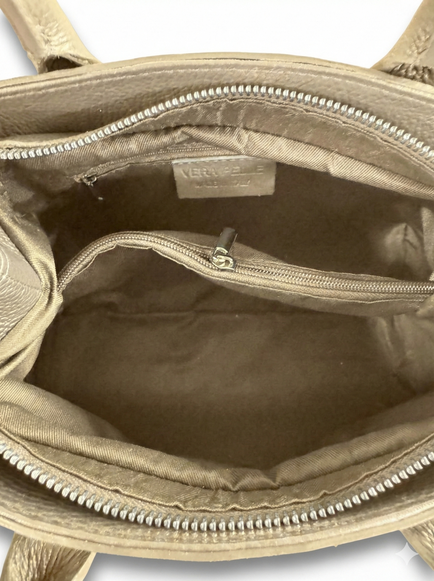 Structure Handbag in Genuine Suede Leather - Made in Italy - Art. 26008