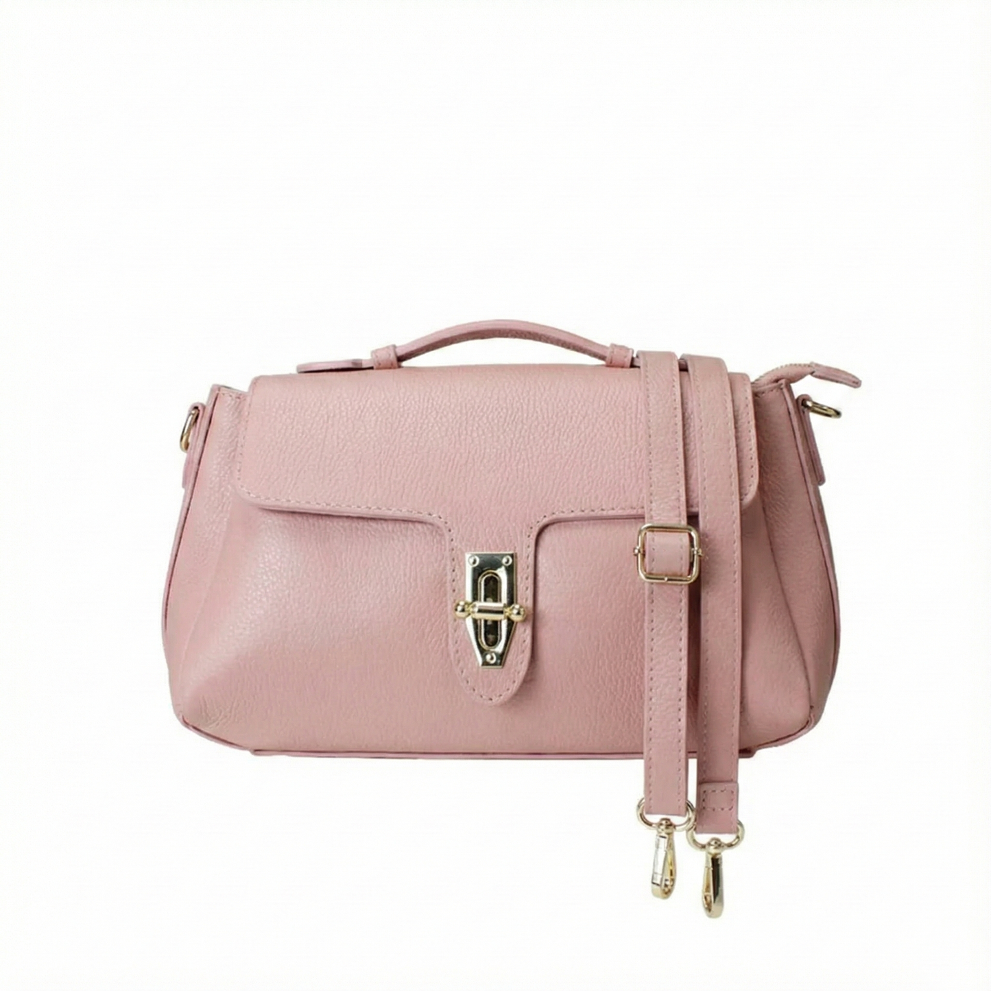 Soft Crossbody Bag in Genuine Dollar Leather - Made in Italy - Art. 24037