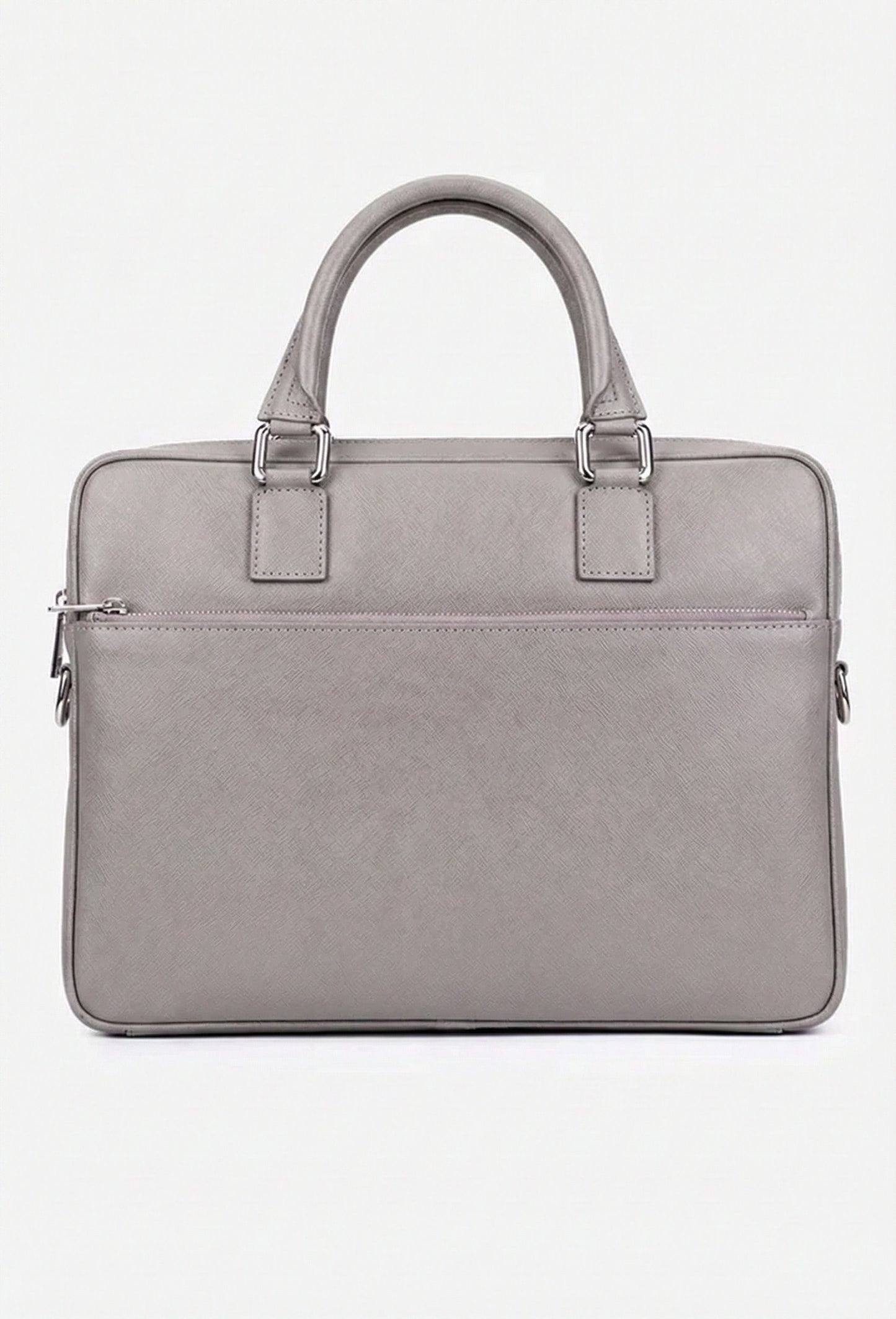 Structured Briefcase in Genuine Dollar Leather - Made in Italy - Art. 25396