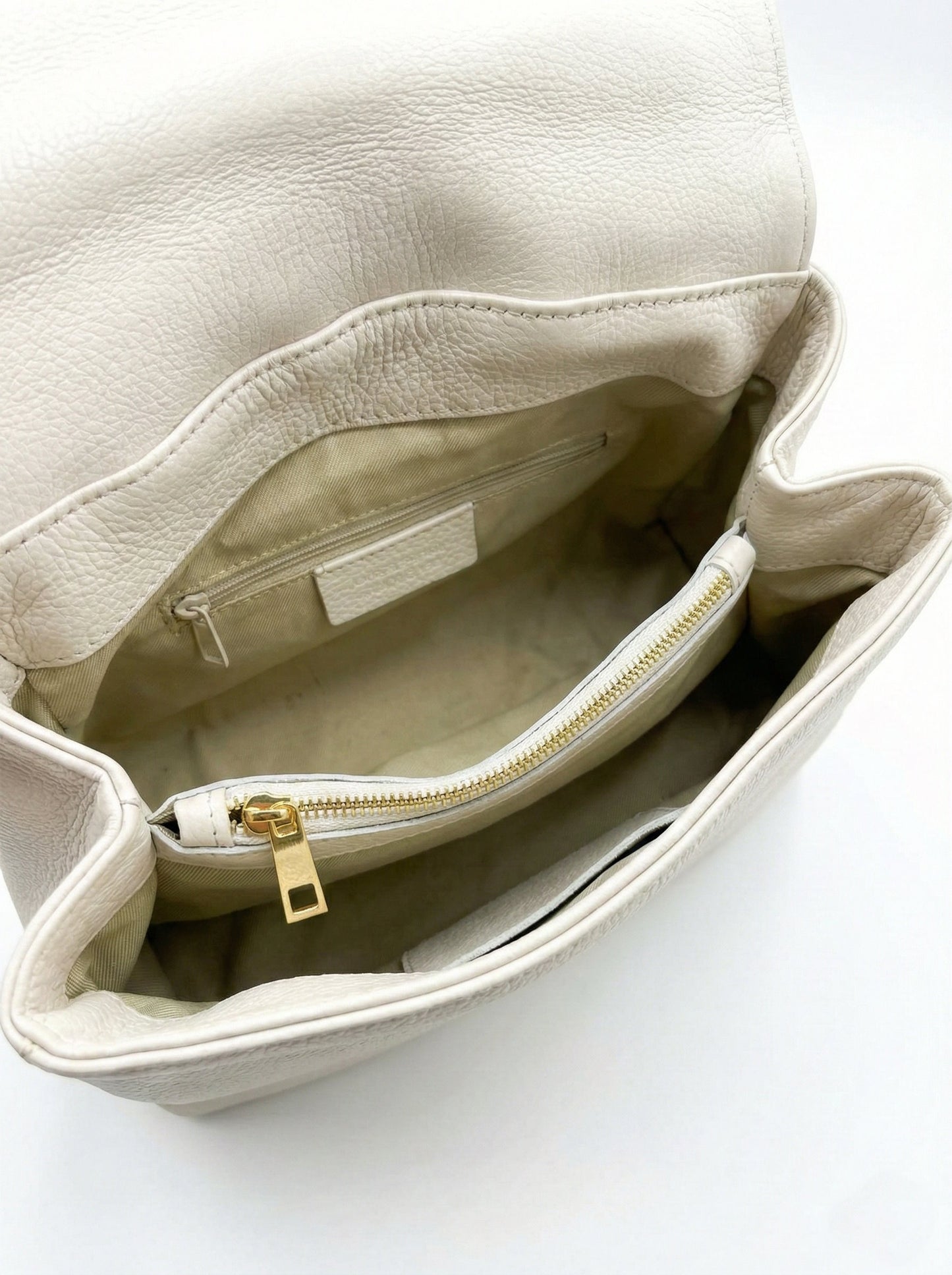 Soft Handbag and Crossbody Bag in Genuine Dollaro Leather - Made in Italy - Art. 26050