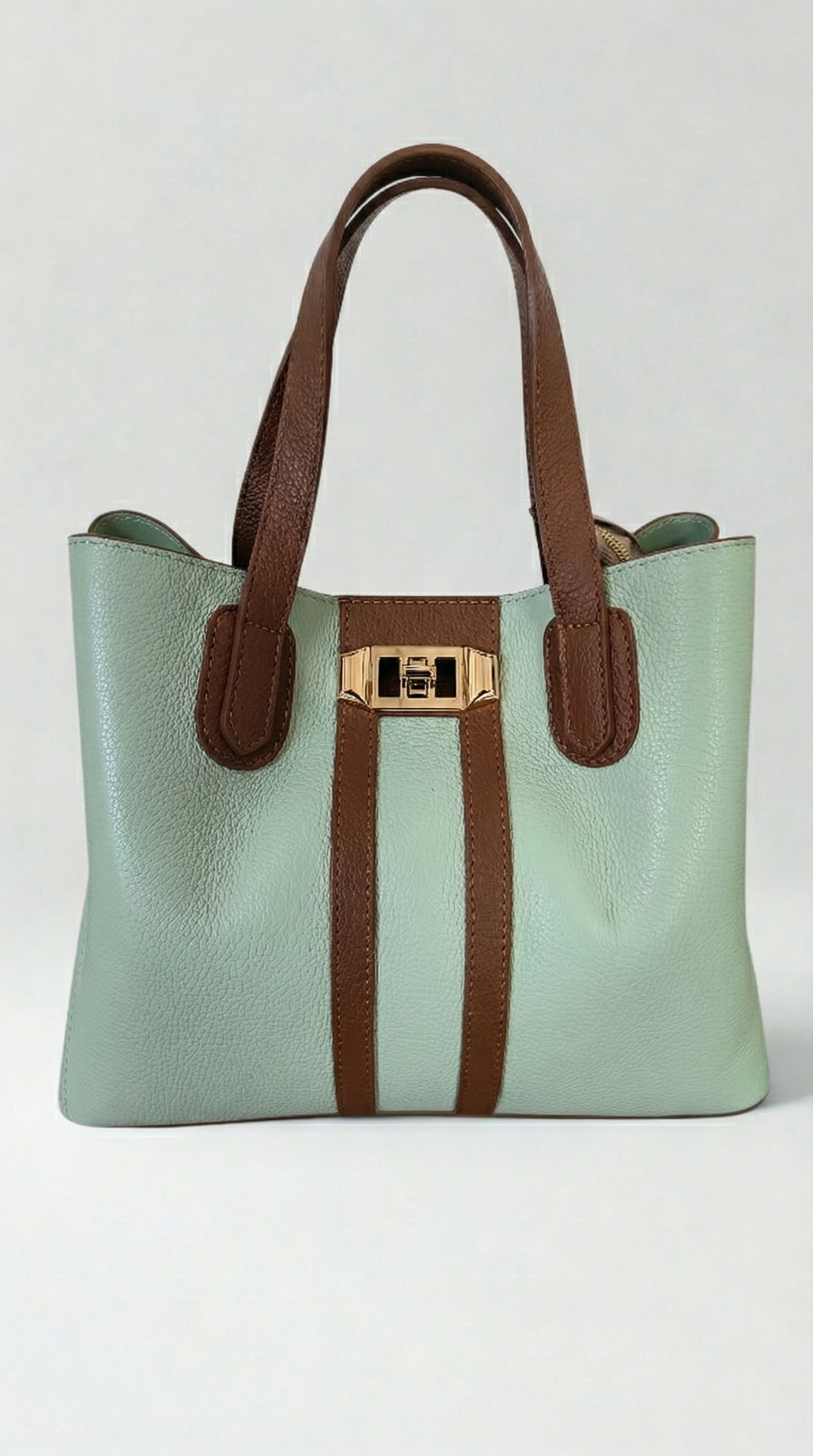 Soft Handbag in Genuine Dollar Leather - Made in Italy - Art. 26001