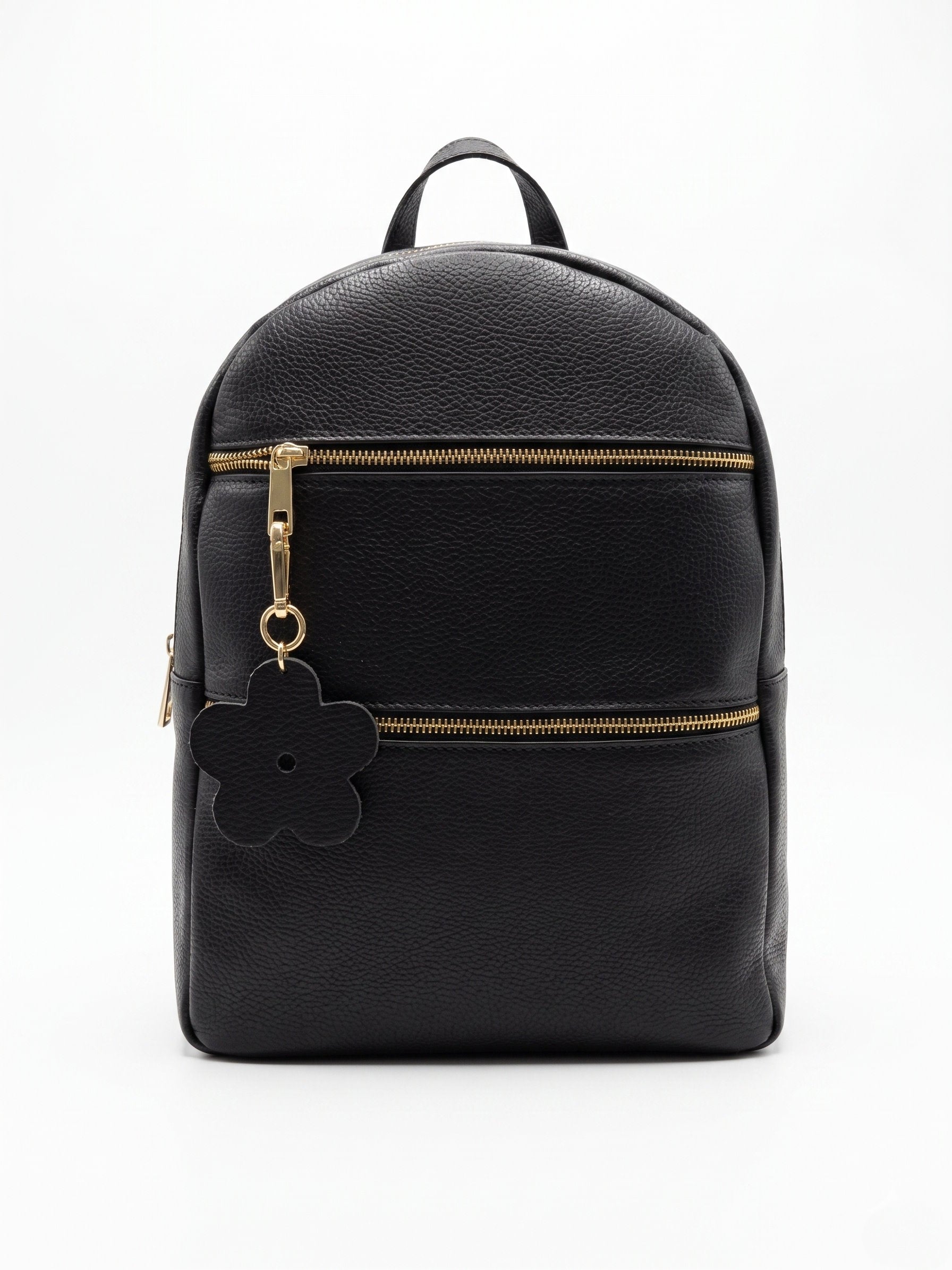 Soft Backpack in Genuine Dollaro Leather - Made in Italy