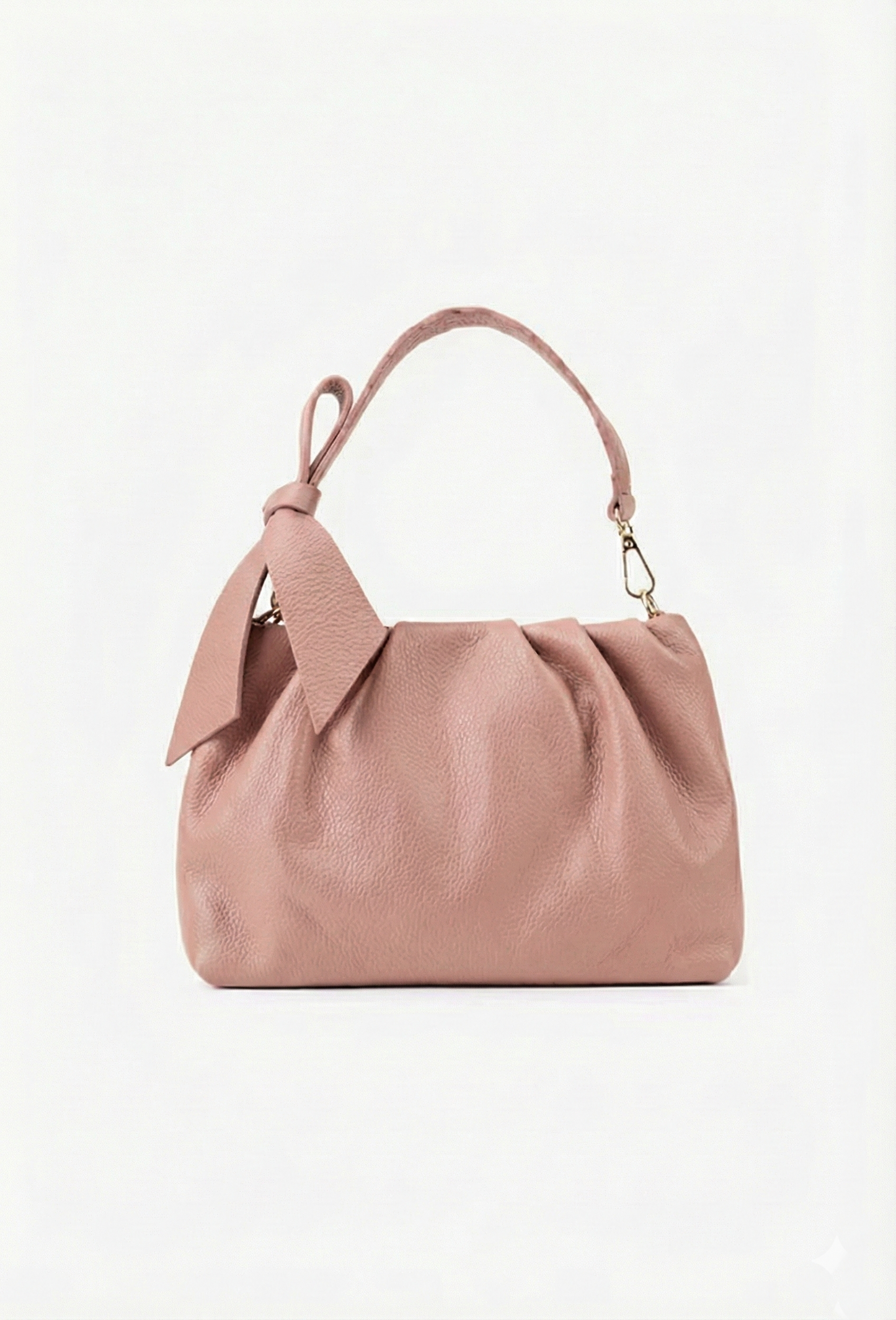 Soft Handbag in Genuine Dollar Leather - Made in Italy - Art. 24371