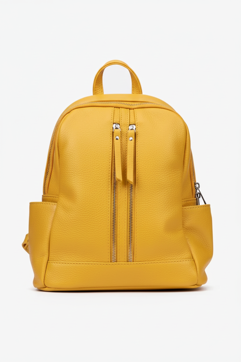 Soft Backpack in Genuine Dollar Leather - Made in Italy - Art. 25359