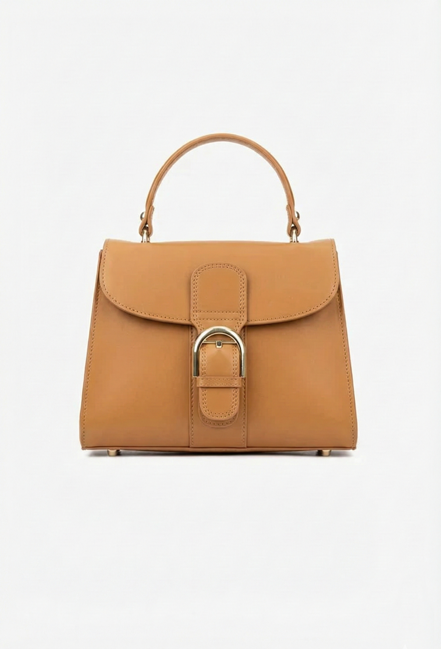 Structured Crossbody Bag in Genuine Dollar Leather - Made in Italy - Art. 25368