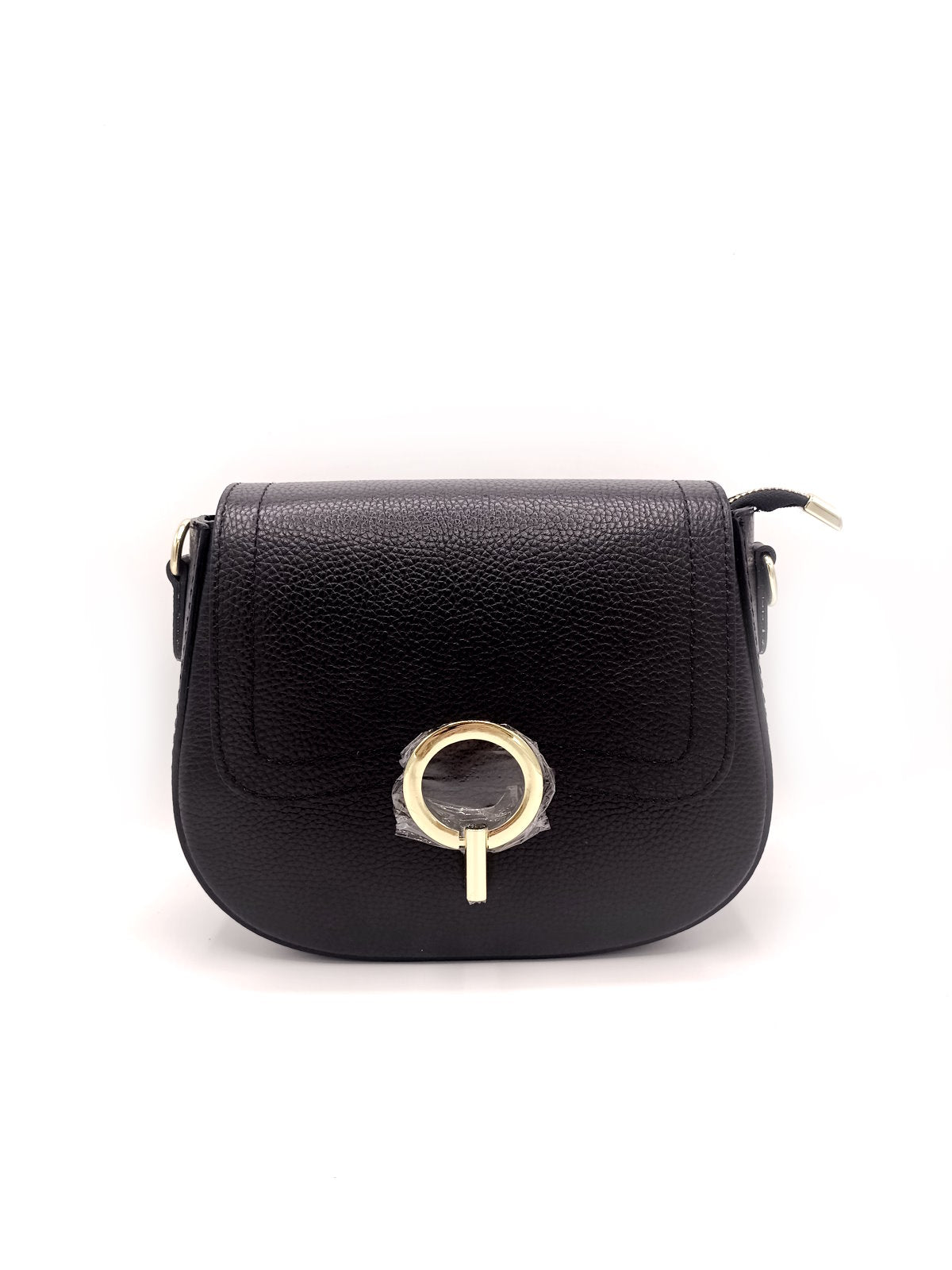 Genuine leather shoulder bag Made in Italy