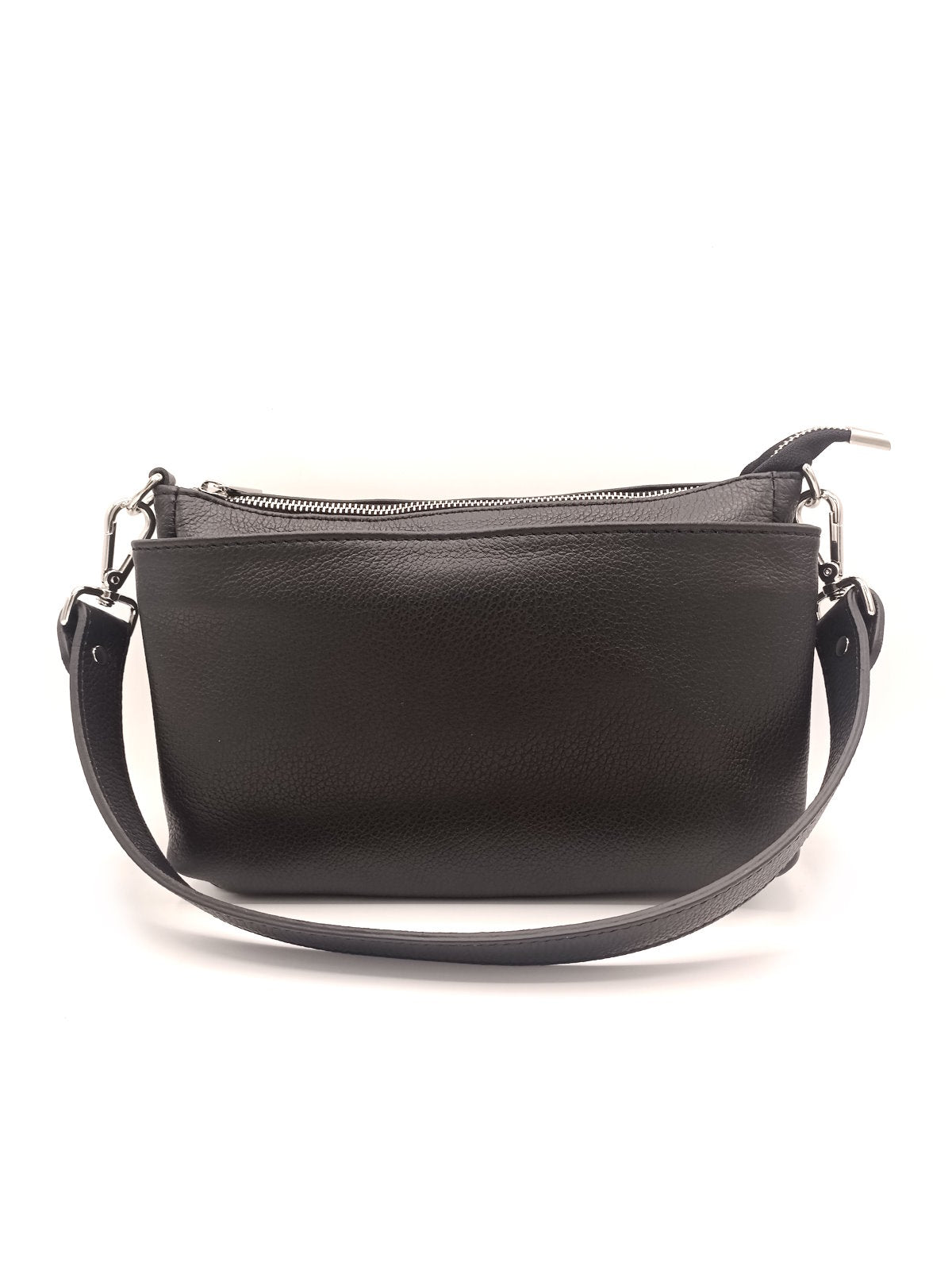 Genuine leather shoulder bag Made in Italy