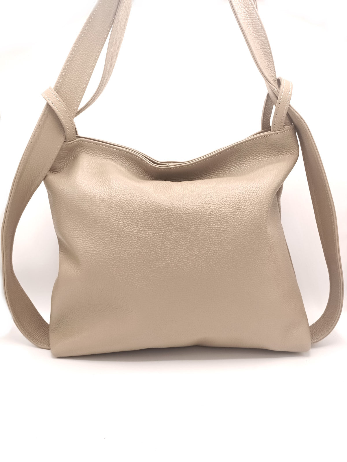 Genuine leather shoulder bag Made in Italy