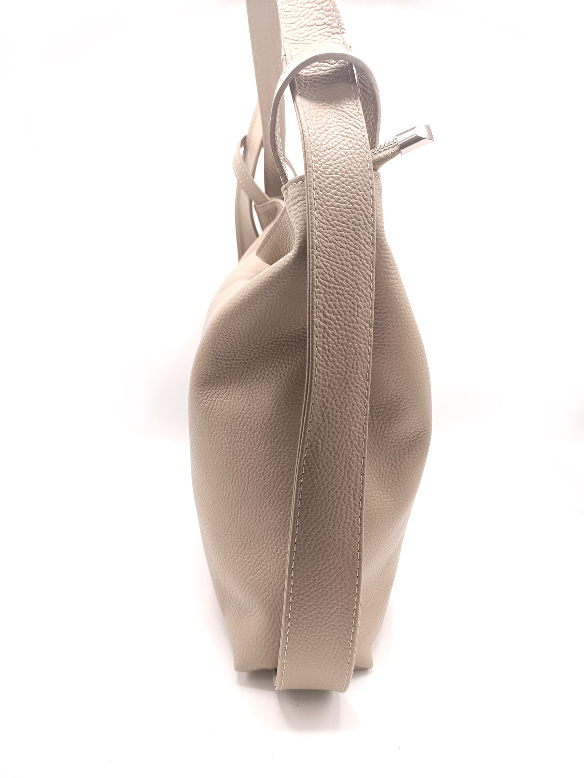 Genuine leather shoulder bag Made in Italy