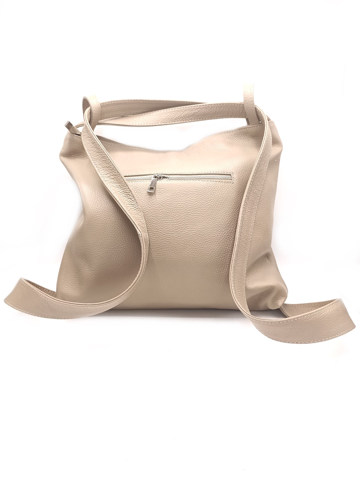 Genuine leather shoulder bag Made in Italy