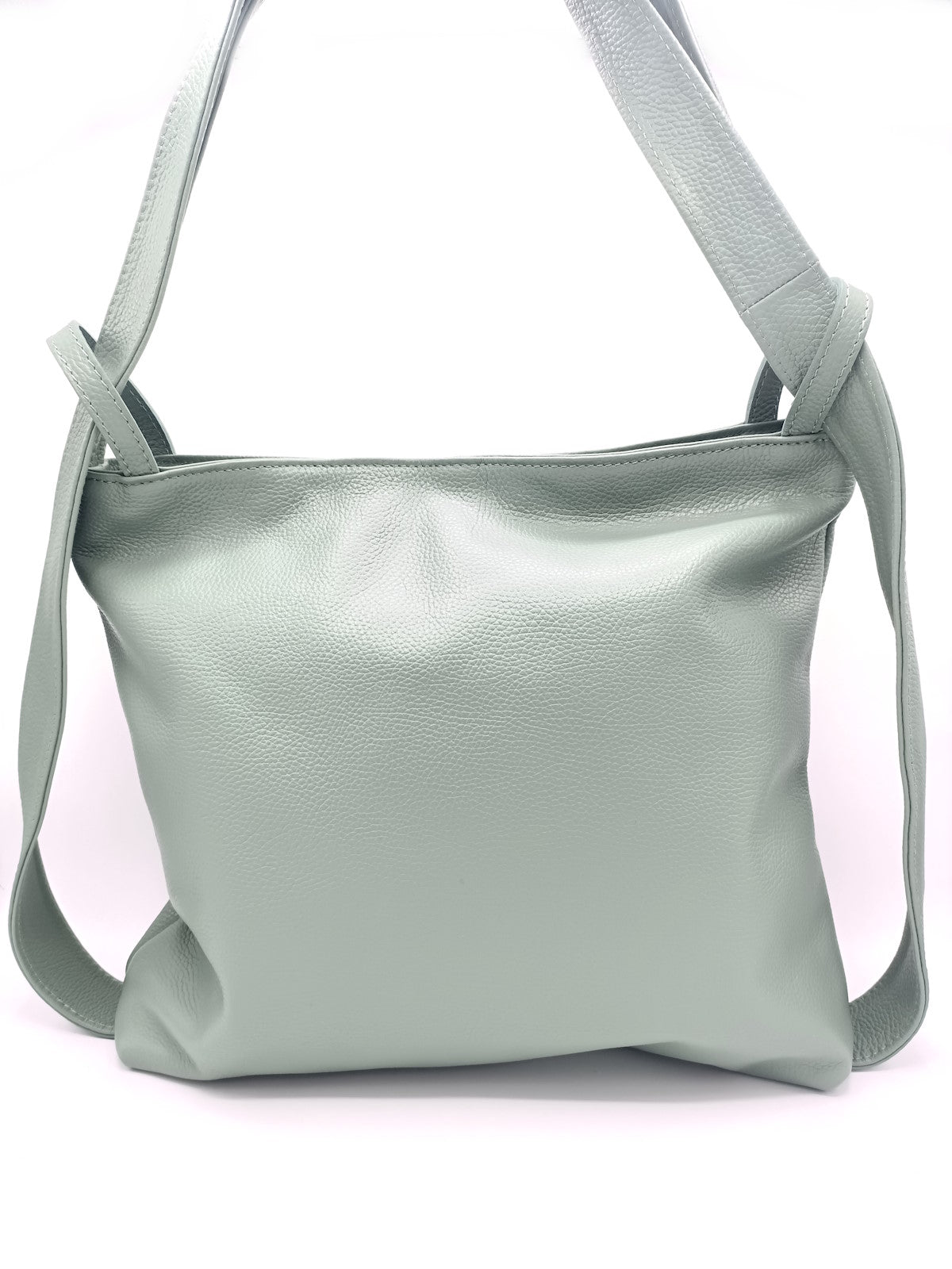 Genuine leather shoulder bag Made in Italy