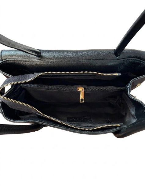 Soft Shoulder Bag in Genuine Dollaro Leather - Made in italy - Art. 26134