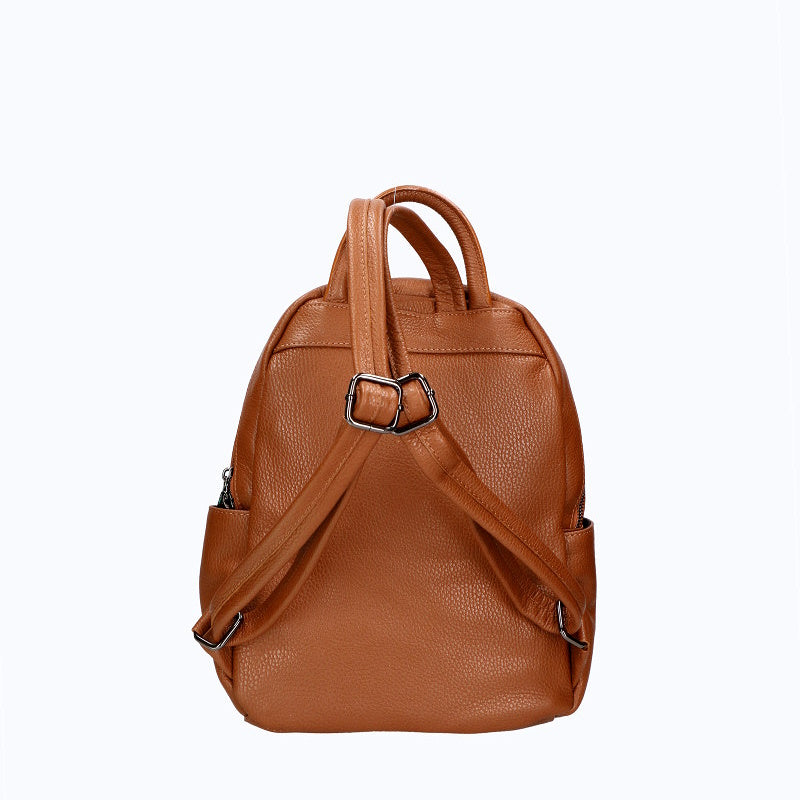 Genuine leather backpack made in Italy