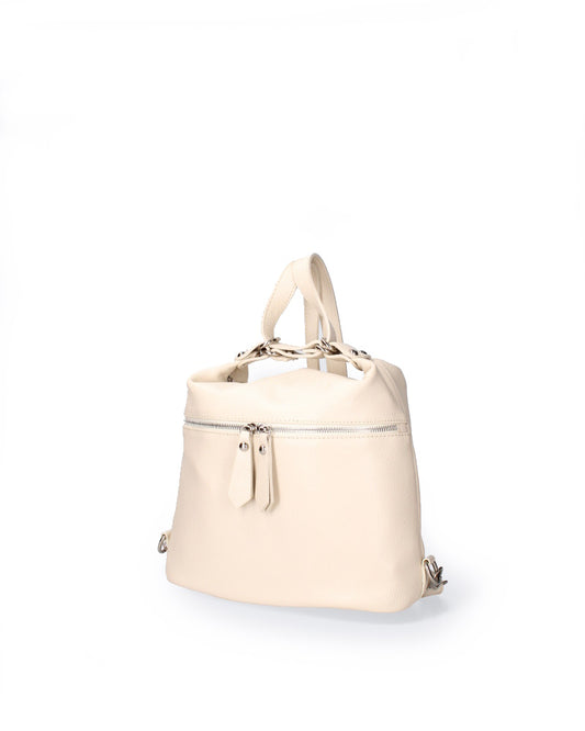 Soft Handbag and Backpack in Genuine Dollar Leather - Made in Italy - Art. 24017