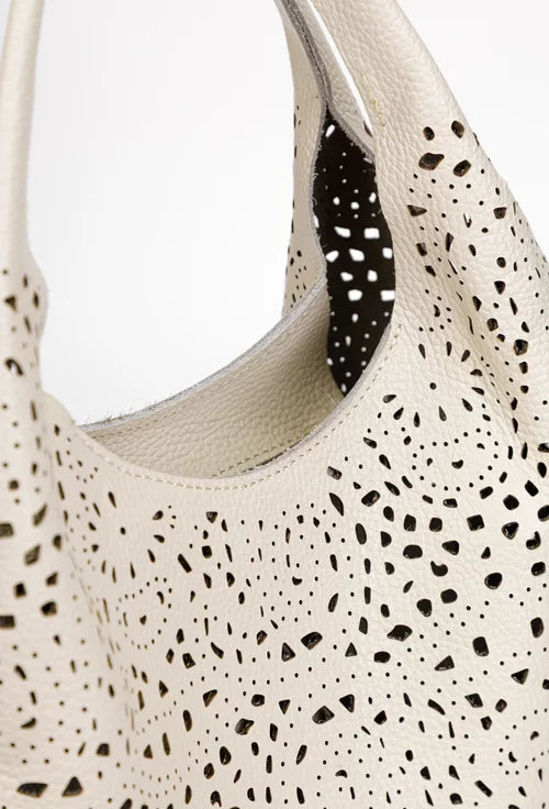 Genuine leather handbag made in Italy