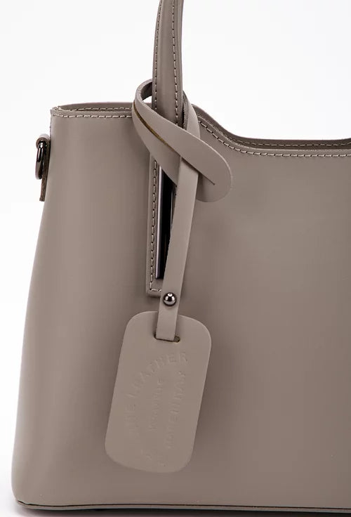 Genuine leather handbag made in Italy