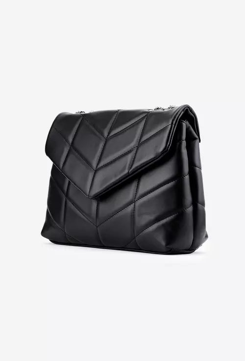 Soft Crossbody Bag in Genuine Sauvage Leather - Made in Italy - Art. 25397