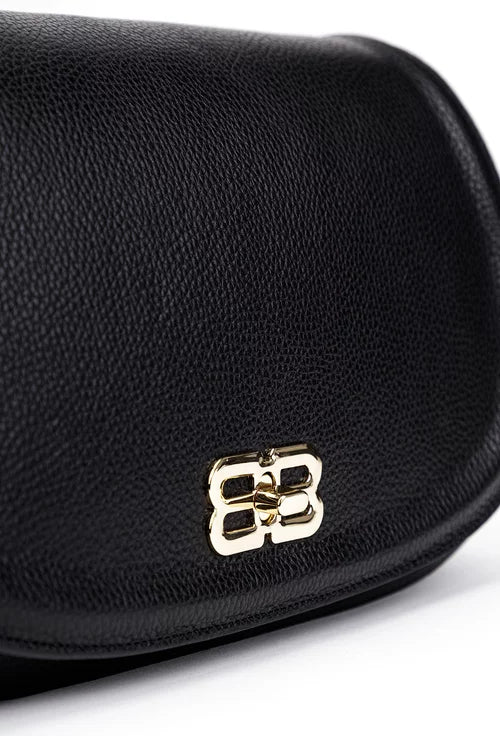 Genuine leather shoulder bag made in Italy