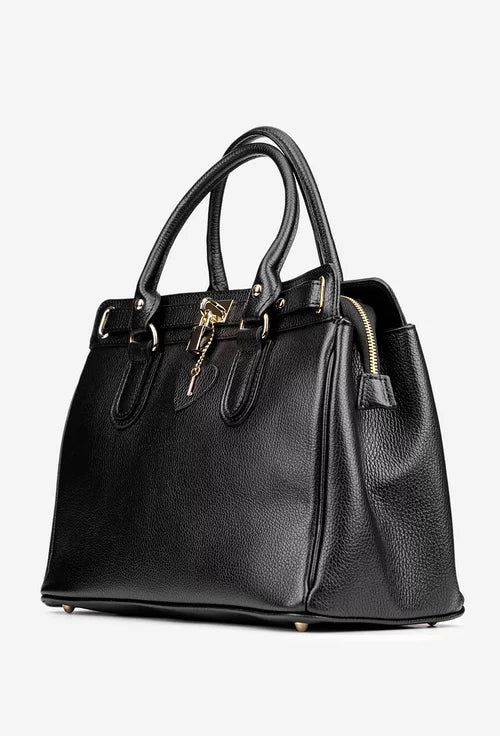 Geniune leather handbag made in Italy