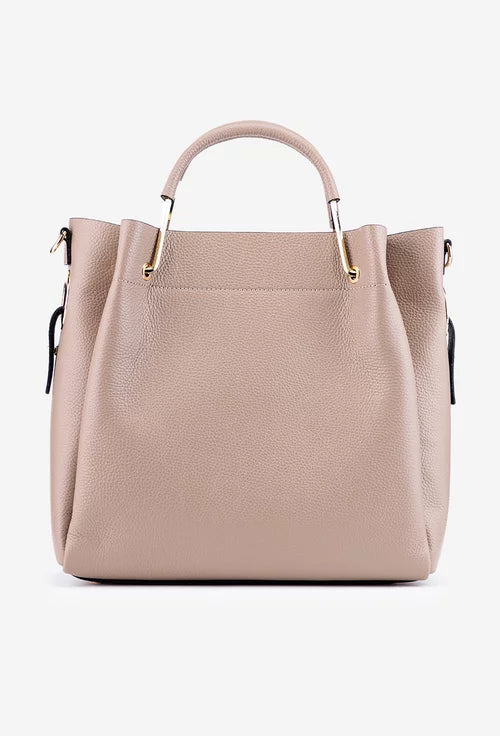 Genuine leather handbag made in Italy