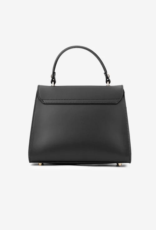 Genuine leather handback made in Italy