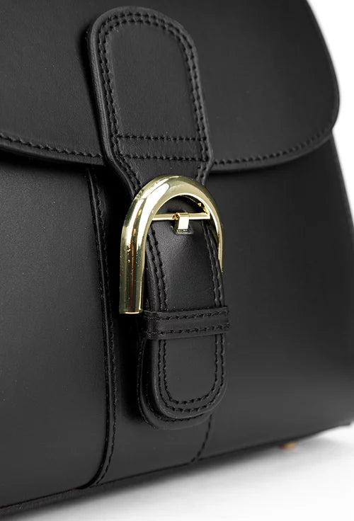 Genuine leather handback made in Italy