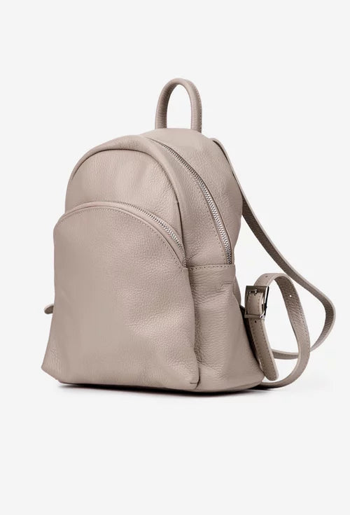 Genuine leather backpack made in Italy