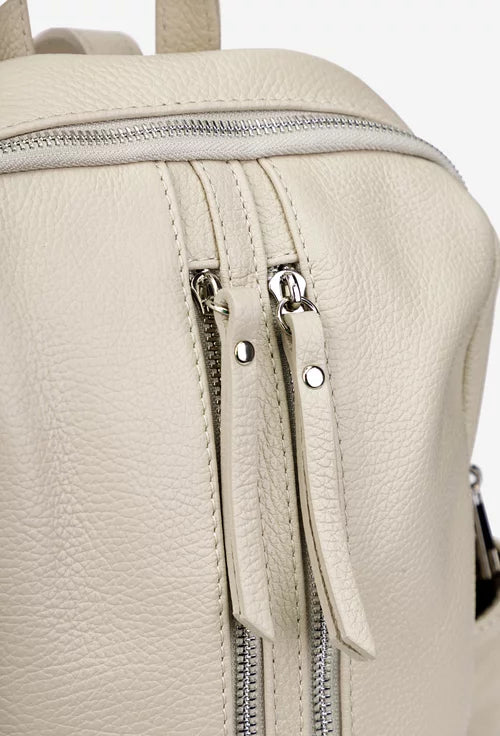 Genuine leather backpack made in Italy