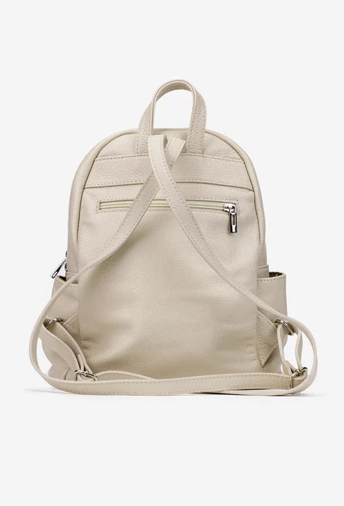 Genuine leather backpack made in Italy