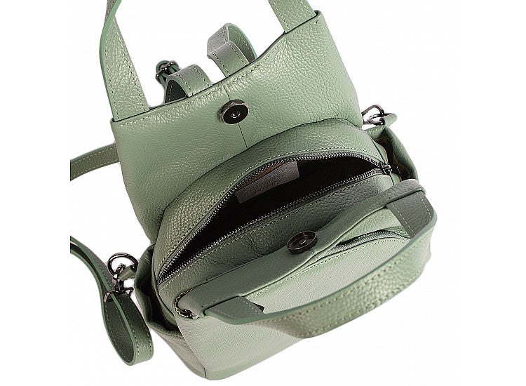 Genuine leather backpack made in Italy