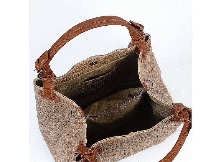 Genuine leather handbag Made in Italy