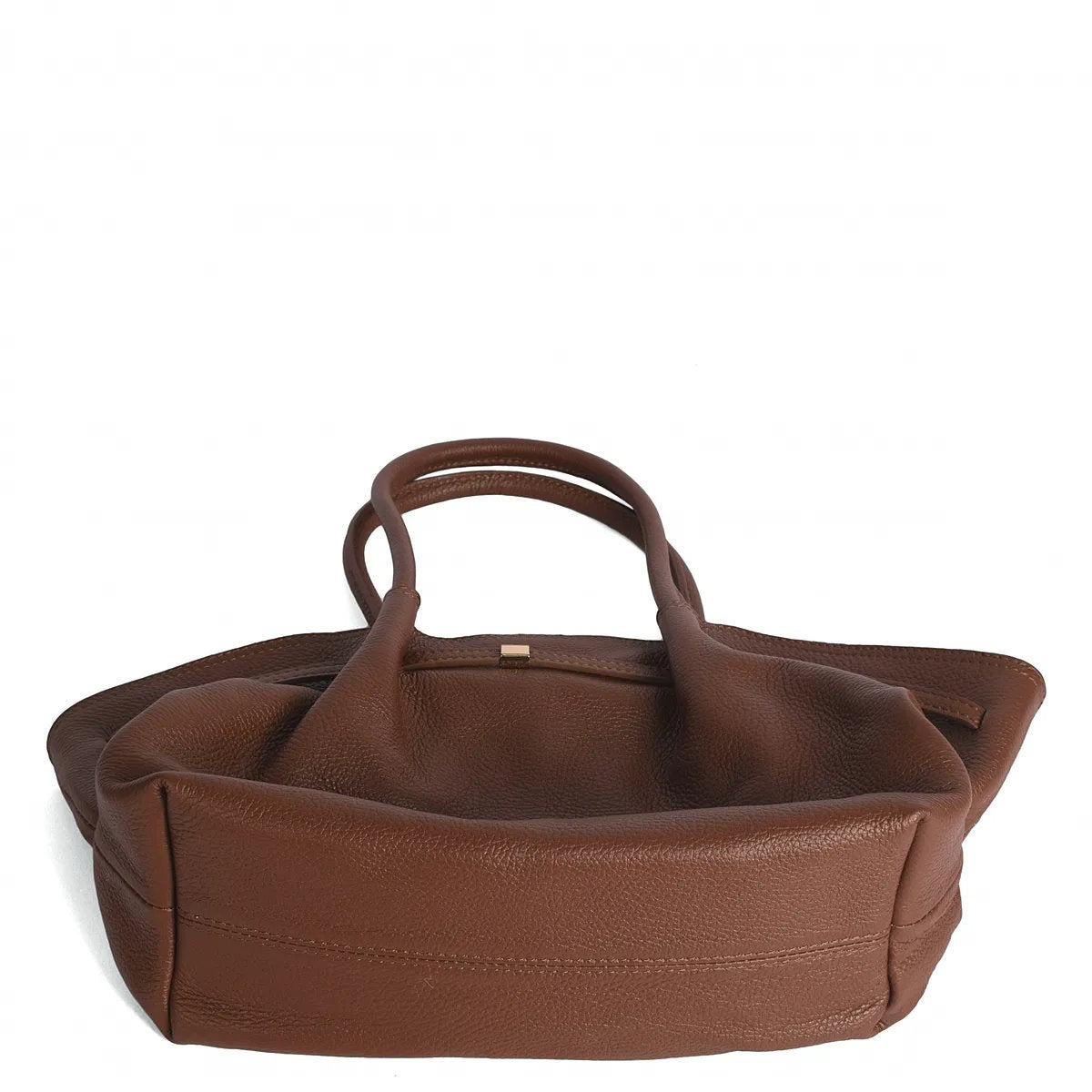 Soft Handbag and Crossbody Bag in Genuine Dollaro Leather - Made in Italy - Art. 26055