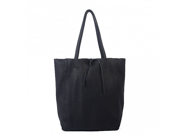 Genuine leather shoulder bag made in Italy