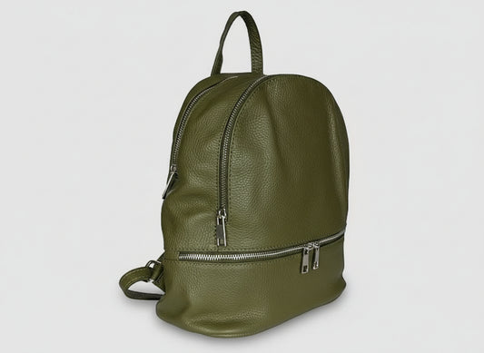 Soft Backpack in Genuine Dollar Leather - Made in Italy - Art. 24052