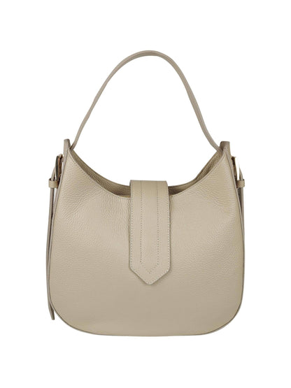 Structured Handbag and Crossbody bag in Genuine Dollar Leather - Made in Italy - Art. 24030