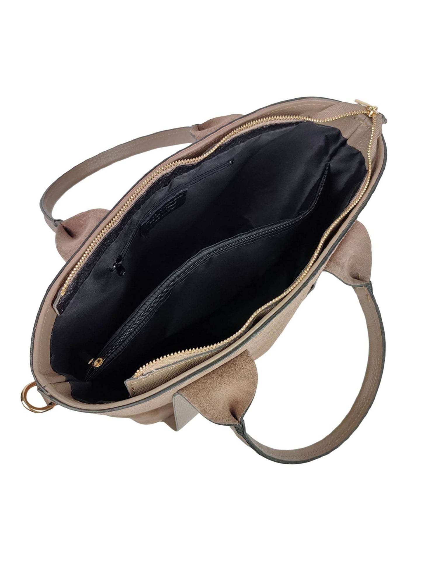 Genuine leather shoulde bag made in Italy