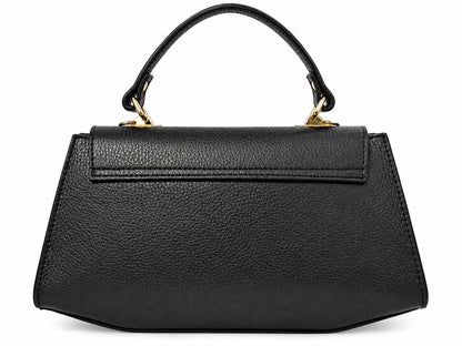 Structured Handbag in Genuine Dollaro Leather - Made in Italy - Art. 26153