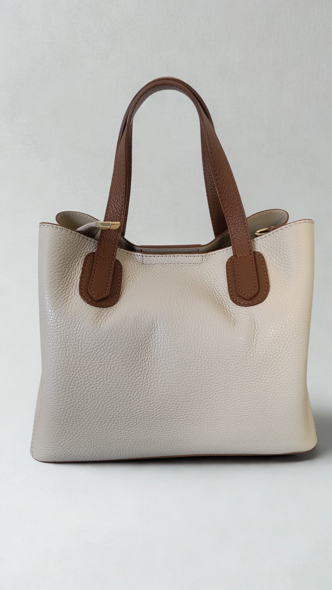 Soft Handbag in Genuine Dollar Leather - Made in Italy - Art. 26001