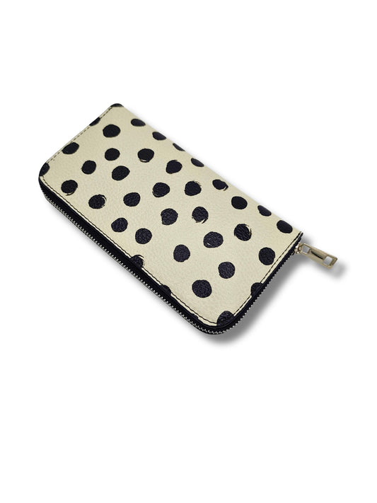 Structured Wallet in Genuine Dollar Leather - Made in Italy - Art. 26DOT01