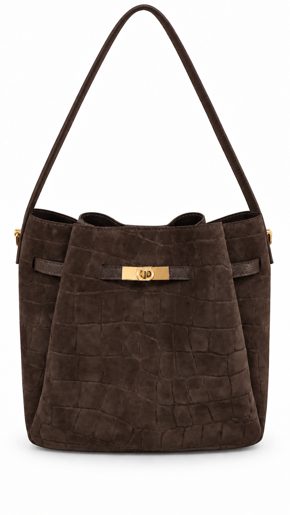 Soft Handbag in Genuine Printed Suede Leather - Made in Italy - Art. 26151