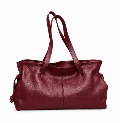Soft Sholder Bag in Genuine Dollaro Leather - Made in Italy - Art. 26161