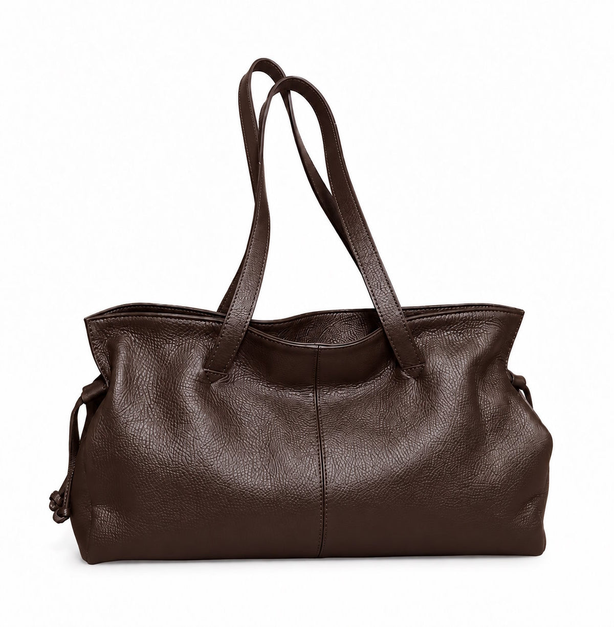 Soft Sholder Bag in Genuine Dollaro Leather - Made in Italy - Art. 26161