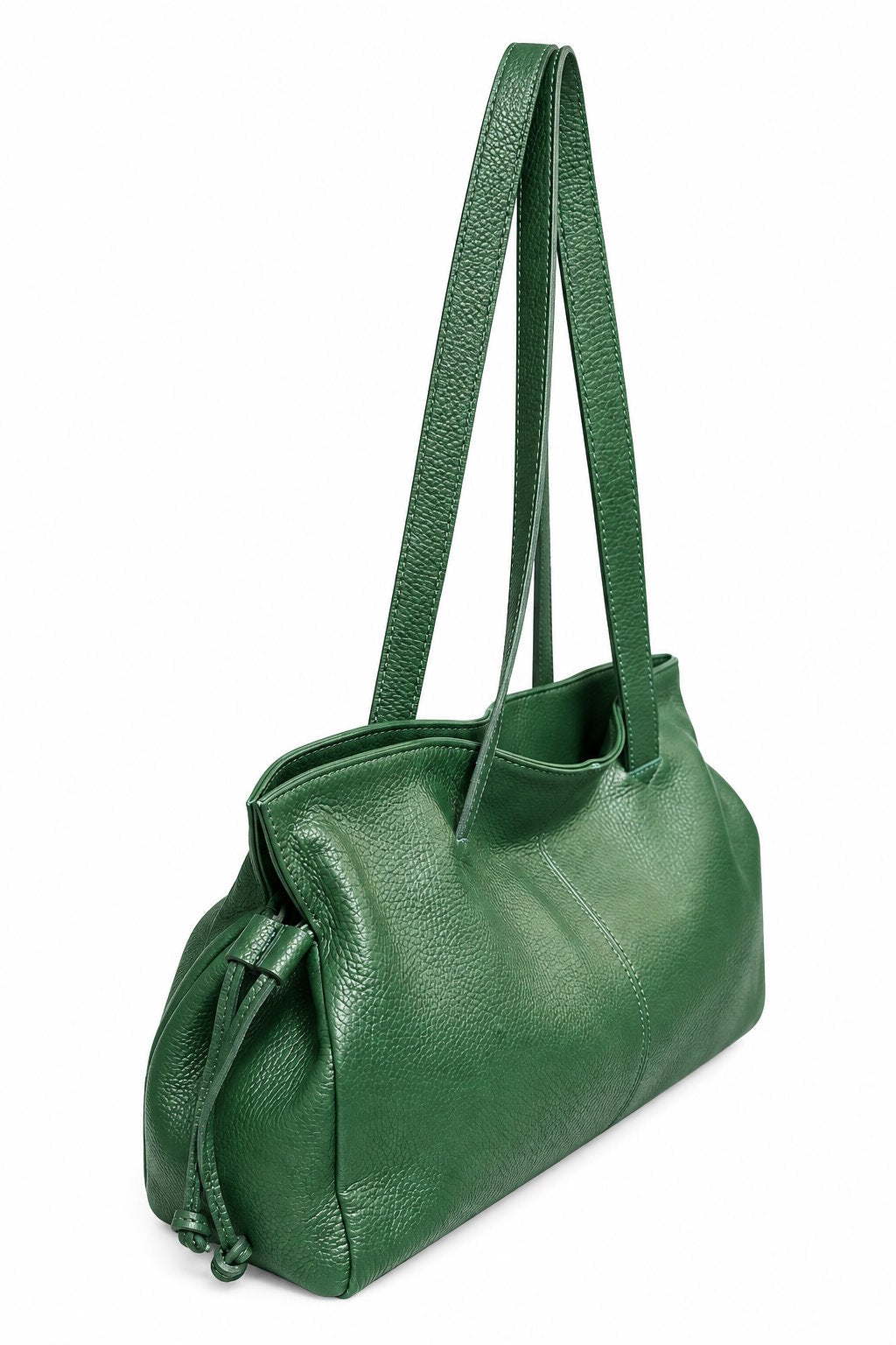 Soft Sholder Bag in Genuine Dollaro Leather - Made in Italy - Art. 26161