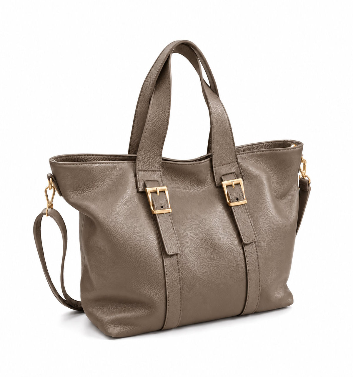 Soft Handbag and Shoulder Bag in Genuine Dollaro Leather - Made in Italy - Art. 26160
