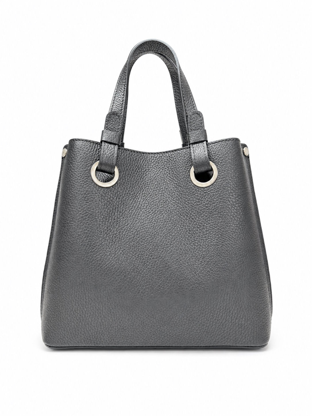 Structured Handbag in Genuine Printed and Dollaro Leather - Made in Italy - Art. 26163