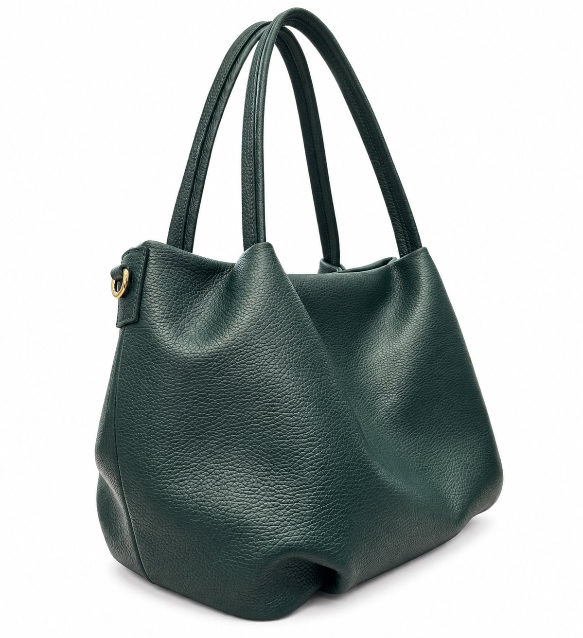 Soft Handbag in Genuine Dollaro Leather - Made in Italy - Art. 26159