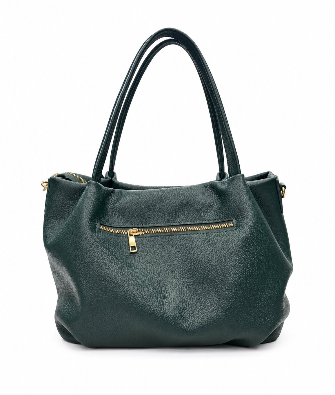 Soft Handbag in Genuine Dollaro Leather - Made in Italy - Art. 26159